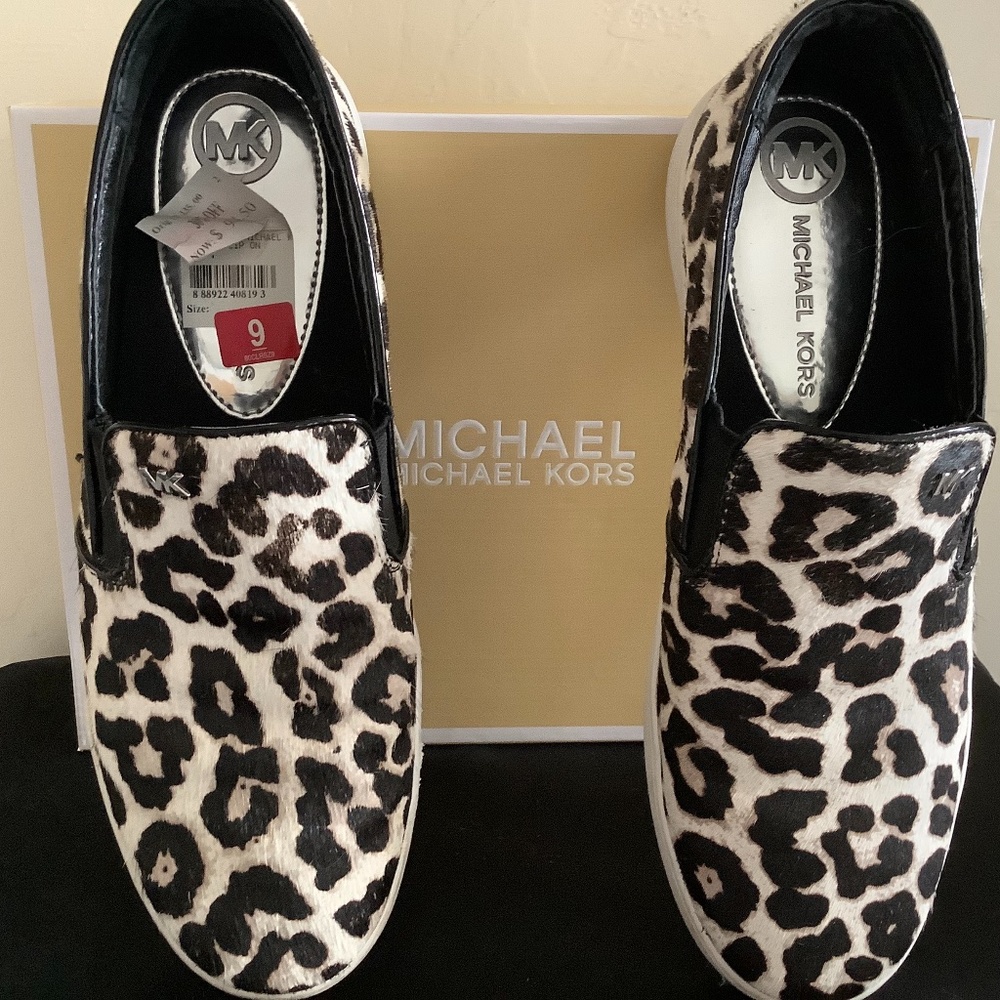 Michael Kors Hair Calf Slip On Sz 9